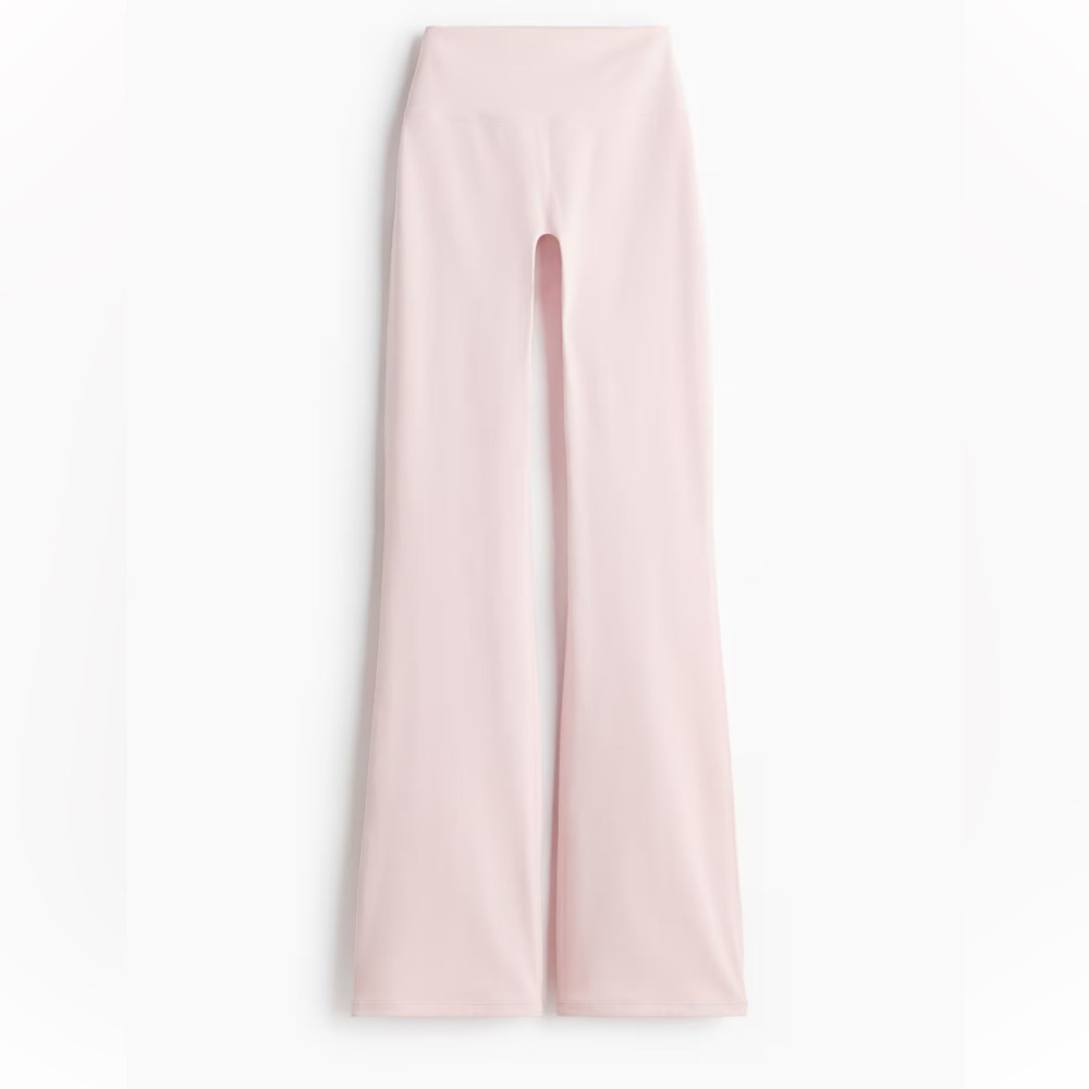 PINK FLARED SPORTS LEGGINGS WITH SOFTMOVE (H&M)